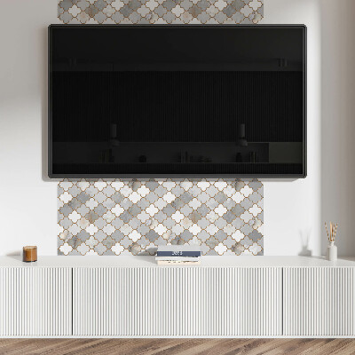 Obdĺžnikový panel na stenu Mozaikové tvary v harmonickom štýle