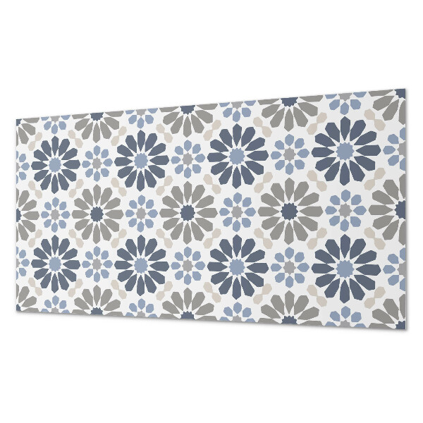 Samolepiaci panel na stenu Kvetinová harmónia v symetrii