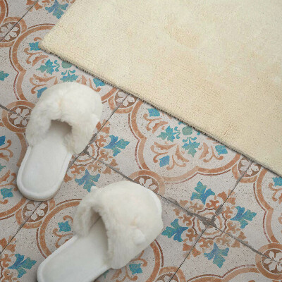 Obdĺžnikový panel na stenu Kvetinový dekoratívny vzor