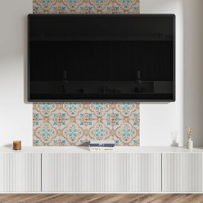 Obdĺžnikový panel na stenu Kvetinový dekoratívny vzor