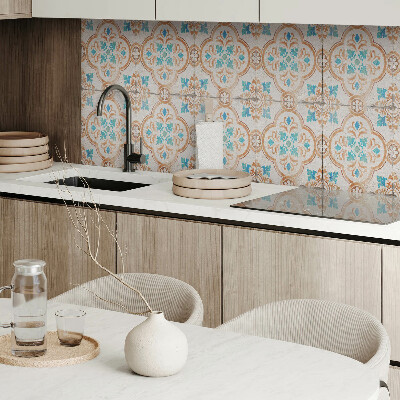 Obdĺžnikový panel na stenu Kvetinový dekoratívny vzor