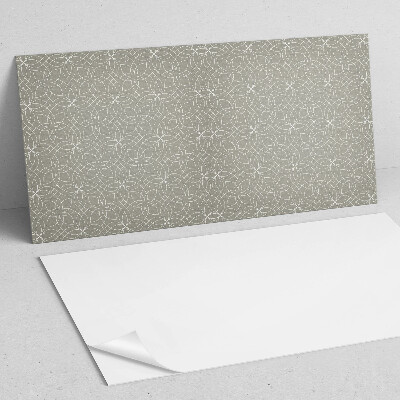 Obdĺžnikový stenový panel Kvetinový vzor v geometrickom štýle