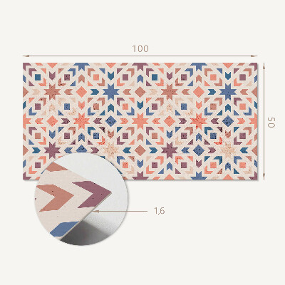 Obdĺžnikový stenový panel Harmónia geometrických tvarov