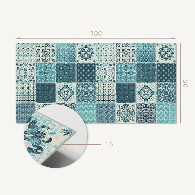 Samolepiaci panel na stenu Mozaikové tvary v geometrii
