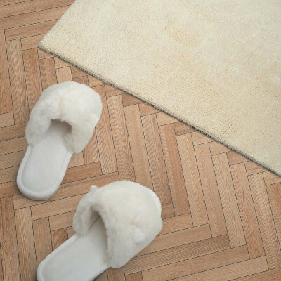 Obdĺžnikový stenový panel Vzor rybej kosti na podlahe