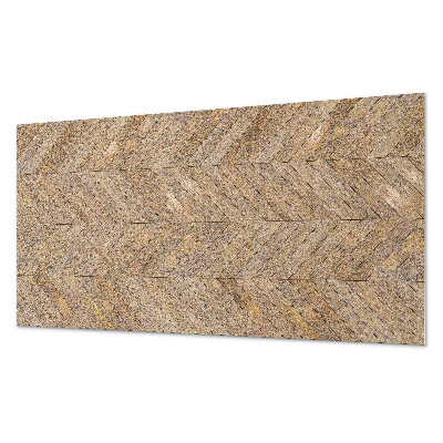 Obdĺžnikový stenový panel Doska s rybou kosťou