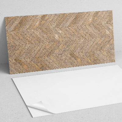 Obdĺžnikový stenový panel Doska s rybou kosťou