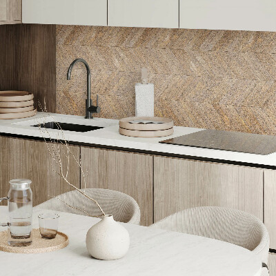 Obdĺžnikový stenový panel Doska s rybou kosťou