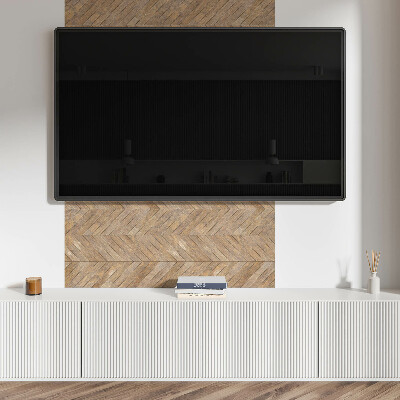 Obdĺžnikový stenový panel Doska s rybou kosťou