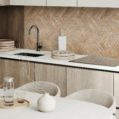 Obdĺžnikový stenový panel Doska s rybou kosťou