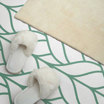 Obdĺžnikový stenový panel Listy v harmonickej symetrii