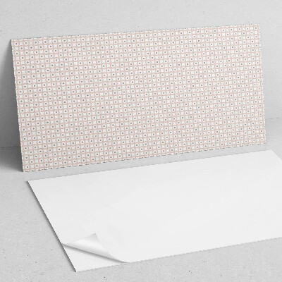 Obdĺžnikový stenový panel Kruhy v mriežkovom vzore