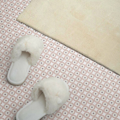 Obdĺžnikový stenový panel Kruhy v mriežkovom vzore