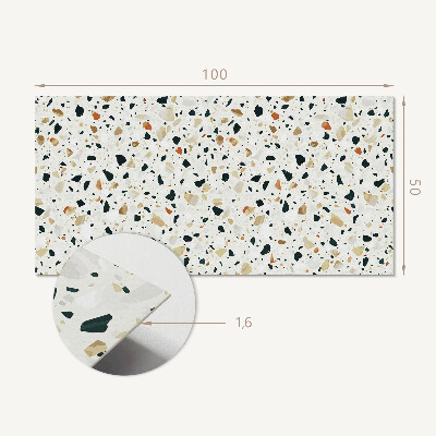 Obdĺžnikový panel na stenu Kamenná mozaika