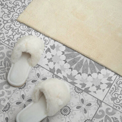 Samolepiaci panel na stenu Geometricko-kvetinový motív