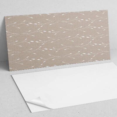 Obdĺžnikový panel na stenu Kvetinový motív jemných lístkov