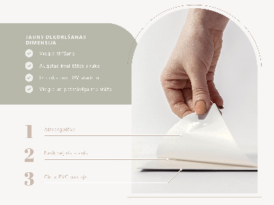 Obdĺžnikový panel na stenu Kvetinový motív jemných lístkov