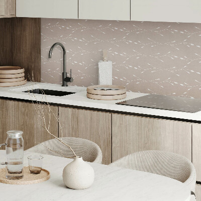 Obdĺžnikový panel na stenu Kvetinový motív jemných lístkov