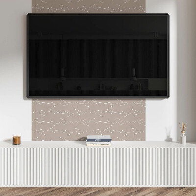 Obdĺžnikový panel na stenu Kvetinový motív jemných lístkov