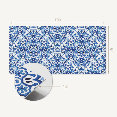 Samolepiaci panel na stenu Klasický kvetinový motív