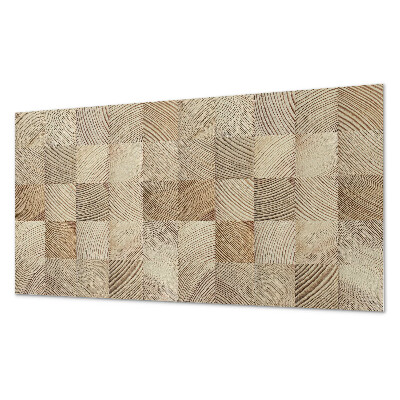 Obdĺžnikový stenový panel Dosky v prírodnom štýle