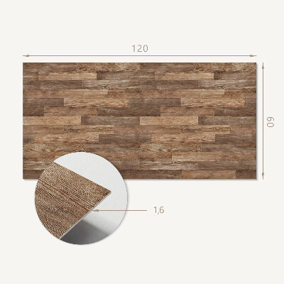 Samolepiaci panel na stenu Doska v prírodnom štýle