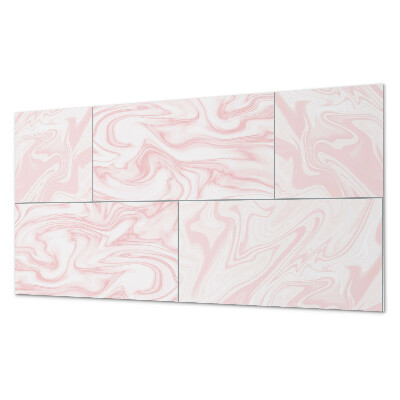 Obdĺžnikový panel na stenu Mramorové vlny v elegantnom štýle