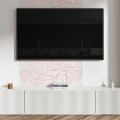 Obdĺžnikový panel na stenu Mramorové vlny v elegantnom štýle