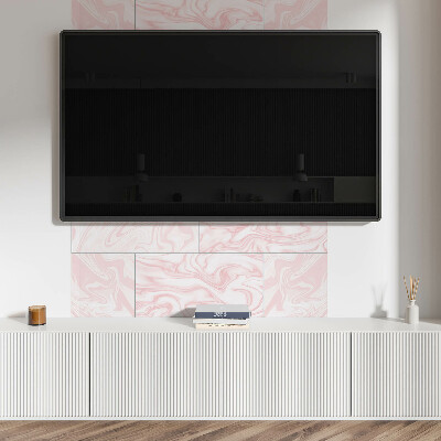 Obdĺžnikový panel na stenu Mramorové vlny v elegantnom štýle