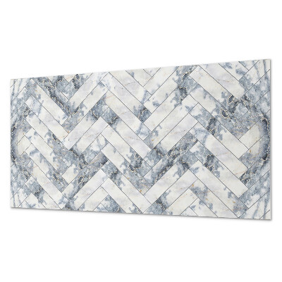 Obdĺžnikový stenový panel Mramorový vzor rybej kosti