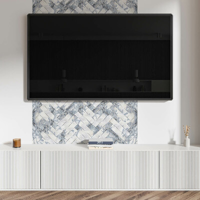 Obdĺžnikový stenový panel Mramorový vzor rybej kosti