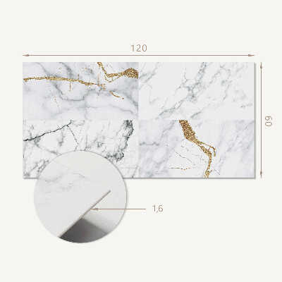 Samolepiaci panel na stenu Mramorové vzory s jemnými žilkami