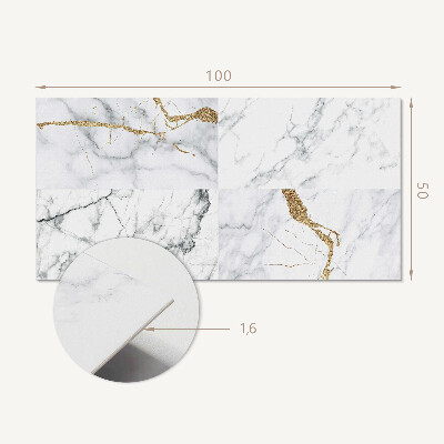 Samolepiaci panel na stenu Mramorové vzory s jemnými žilkami