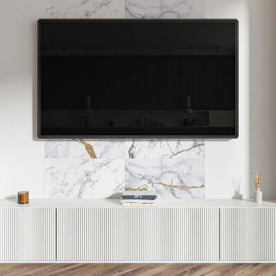 Samolepiaci panel na stenu Mramorové vzory s jemnými žilkami