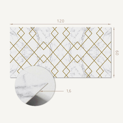 Obdĺžnikový stenový panel Geometrické motívy