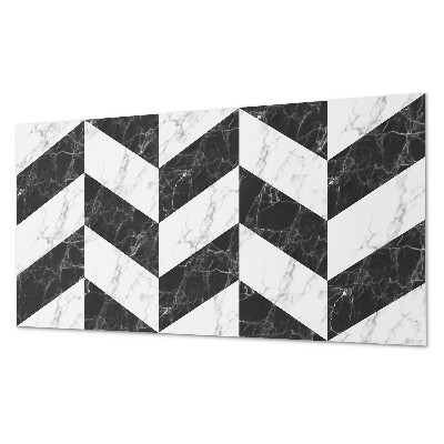 Obdĺžnikový panel na stenu Mramorová rybia kosť v elegantnom štýle