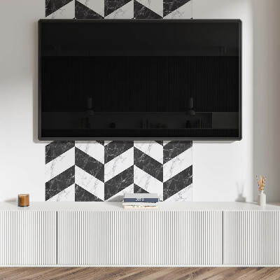 Obdĺžnikový panel na stenu Mramorová rybia kosť v elegantnom štýle