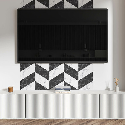 Obdĺžnikový panel na stenu Mramorová rybia kosť v elegantnom štýle