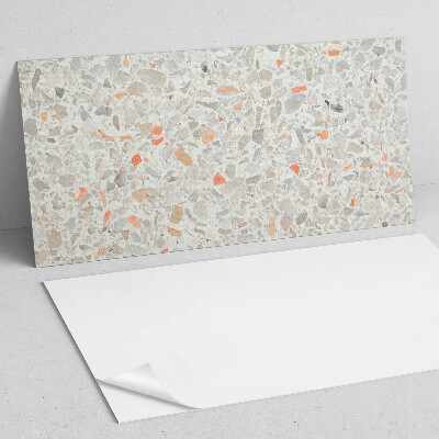 Samolepiaci panel na stenu Vzor s kamienkovými akcentmi