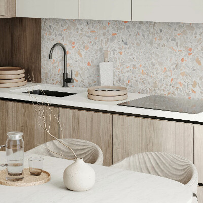 Samolepiaci panel na stenu Vzor s kamienkovými akcentmi