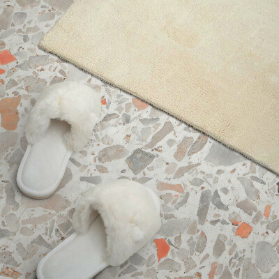 Samolepiaci panel na stenu Vzor s kamienkovými akcentmi