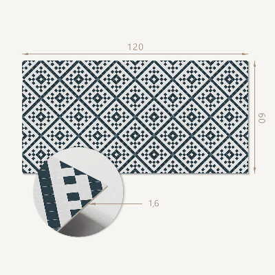 Samolepiaci panel na stenu Geometrický diamantový vzor