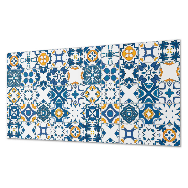 Obdĺžnikový stenový panel Mozaikové motívy v rozložení