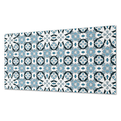 Obdĺžnikový panel na stenu Vzor dlaždíc v geometrickom štýle