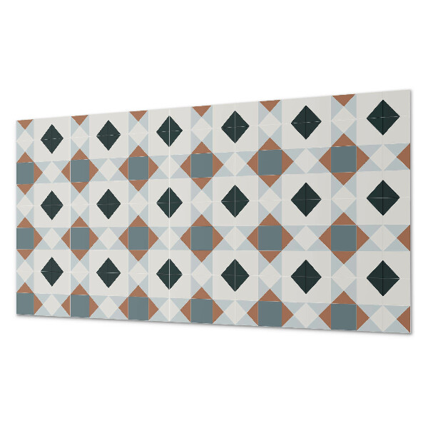 Samolepiaci panel na stenu Kachľový geometrický motív