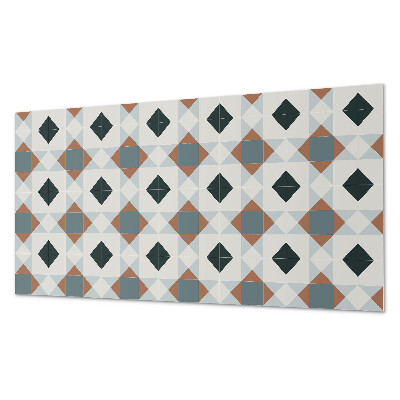 Samolepiaci panel na stenu Kachľový geometrický motív