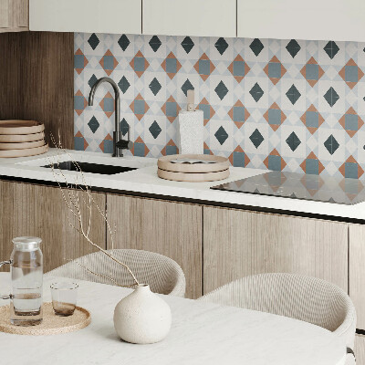 Samolepiaci panel na stenu Kachľový geometrický motív