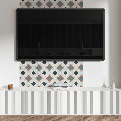 Samolepiaci panel na stenu Kachľový geometrický motív