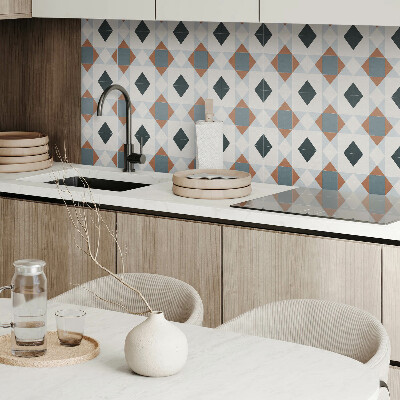 Samolepiaci panel na stenu Kachľový geometrický motív