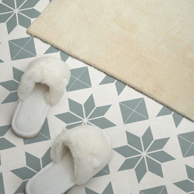 Obdĺžnikový panel na stenu Kvetinové motívy v geometrickom štýle